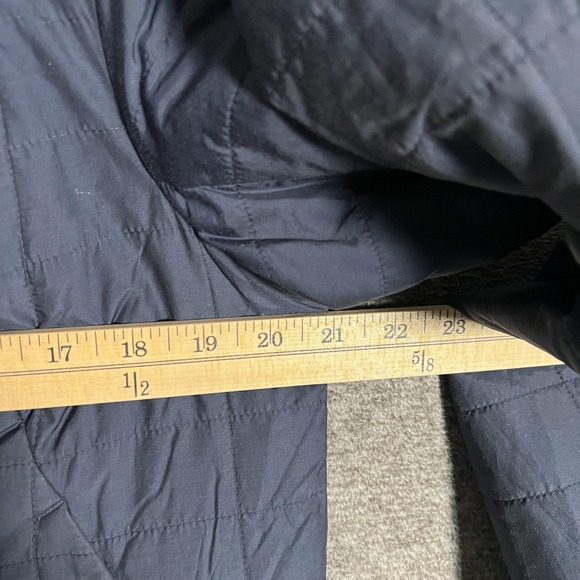 Mountain Hardwear Jacket Womens Medium Blue Quilted Collarless Lightweight Warm - Picture 5 of 8